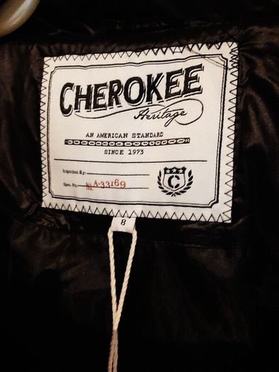 New feather jacket black tag attached