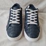 Tommy hilfiger jacquard leather trainers Size 7 eu 41 Navy in excellent condition Image 2