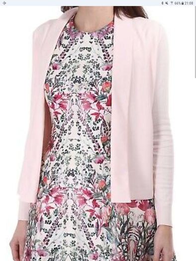 Ted Baker - Ladies Cardigan - Baby Pink - Size 1 UK8 - BNWT RRP 140