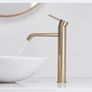 Belinda Gold Edge countertop washbasin + Lungo faucet + Rea plug Image 8