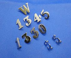 Collection of Vintage Police Numbers