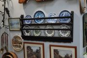 Antique Carved Wooden Plate Rack