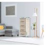 horizontal Chest of 4 Drawers Bedroom, Living Room, Nursery Room, Hallway Image 4