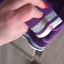 Original le coq Sportif velvet look blouse fits adult xs Image 4