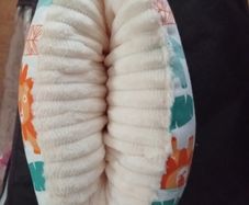 Baby bottle feeding support cushion