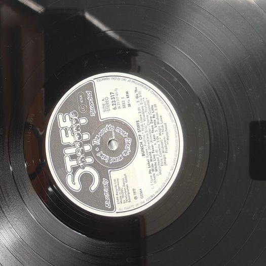 Stiff Records, A Bunch of Stiffs compilation, German Copy from 1977, Motorhead, Elvis Costello, Nick Lowe.