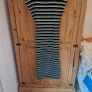 Black and White Striped Dress Image 4