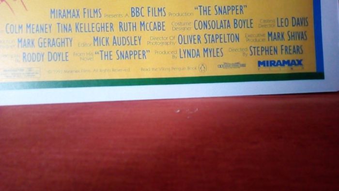 The Snapper, The Van, The Commitments movie posters