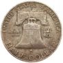 B.Franklin Half Dollar 1957 D Image 2