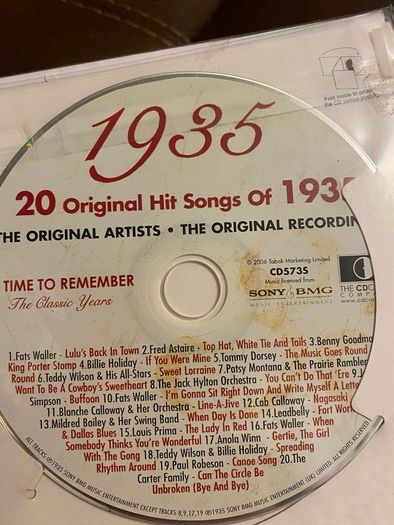 Birthday CD 1935