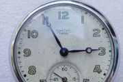 Vintage White Smiths Empire CASED CYLINDER POCKET WATCH (in working order)