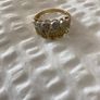 9 Carat Yellow Gold Diamond Ring. Size P1/2 Image 3