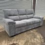 3+2 Bromley Gretal Grey Fabric Sofa Set Image 2
