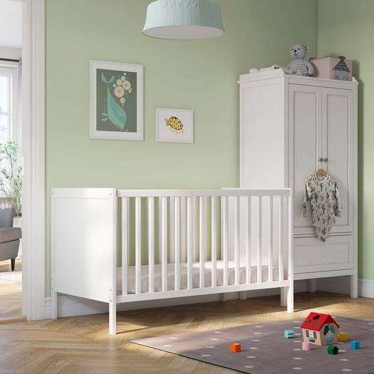 GREY IKEA Sundvik COT 140x70cm (NO mattress)