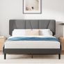 Double Bed Frame  Bed 135 x 190 cm  30cm Height  Upholstered platform bed Image 10
