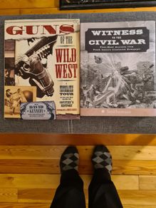 American History.  X 2. 1. Gun Of The Wild West. A Photographic Tour Of The Guns That Shaped Our Country. 2. Witnesses  To The Civil War. By Smithsonians.hardback