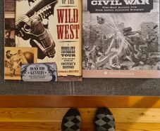 American History.  X 2. 1. Gun Of The Wild West. A Photographic Tour Of The Guns That Shaped Our Country. 2. Witnesses  To The Civil War. By Smithsonians.hardback