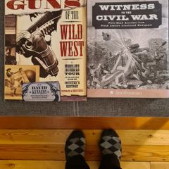 American History.  X 2. 1. Gun Of The Wild West. A Photographic Tour Of The Guns That Shaped Our Country. 2. Witnesses  To The Civil War. By Smithsonians.hardback
