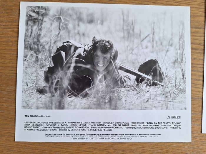 Born On The Fourth Of July Press Kit Tom Cruise