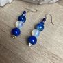 Handmade Archangel Michael Opalite Crystal Earrings For Protection And Increasing Energy Image 2