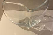 Vintage and Lovely quality unusal shape thick Glass vase