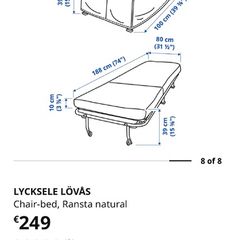 ikea chair bed
