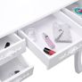 Dressing Table with 3 Mirror Stool Makeup with stool, 7 drawers Image 5
