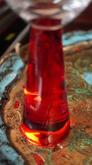 Vintage Artland Prescott Ruby Wine Glasses