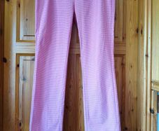 Pink polka dot Stehmann trousers