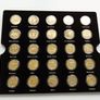 56 x USA State Quarters UNC 2 wood cases - Fifty + Six x 24 Carat Gold Plated Image 4