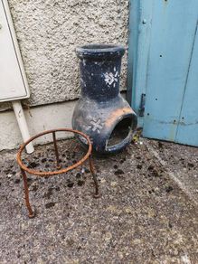 Clay Chiminea