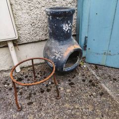 Clay Chiminea