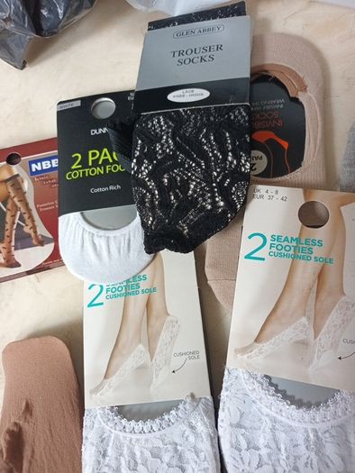 Selection Of Footies X 30 Pairs. Different  Colours  & Styles. B.N.W.T.