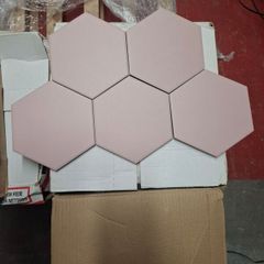 5.16m2 Rosy hex tiles 6x7