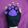 Crochet cat paw gloves Image 5