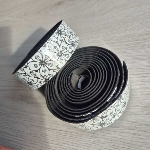Road Bike Handlebar Tape, Black & White, New