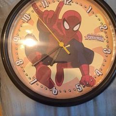 spiderman clock