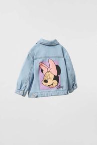 Zara Girl's  Disney Minnie Mouse denim jacket age 9-12 months 80 cm Perfect condition Postage included