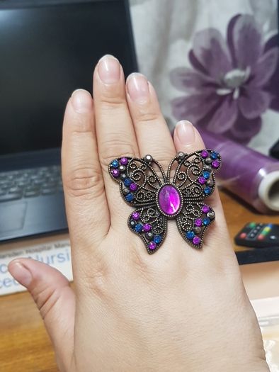 Vintage Butterfly Ring