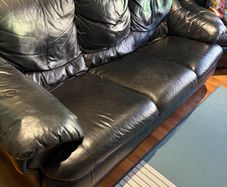 Leather sofa