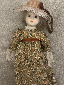 vintage porcelain doll