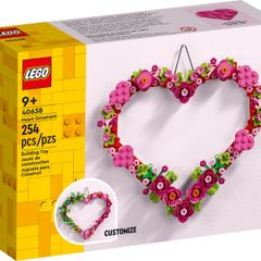 Lego Heart Ornament 40638