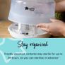 NEW Tommee Tippee Microsteri Microwave Steam Steriliser for Baby Bottles and Accessories, Kills Viruses and 99.9 Percent of Bacteria, 4-Minute Sterilisation Cycle NEW Image 6
