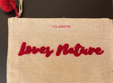 New Clarins Make Up and Toiletry Bag