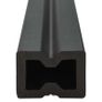 WPC Solid Decking Boards with Accessories 10 m(sqr) 2.2 m Black Image 8