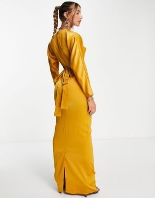 Asos Satin Maxi Dress