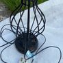 Heavy ornate metal lamp stand Image 3