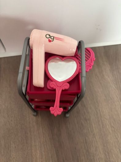 our generation salon chair and accessory trolley