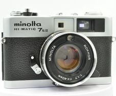 Minolta Hi-matic 7 S II + Case Rangefinder Camera,recent Full Service - Film Tested