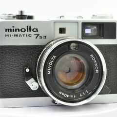 Minolta Hi-matic 7 S II + Case Rangefinder Camera,recent Full Service - Film Tested